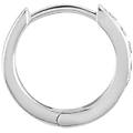 mono orecchino a cerchio l'homme diamant oro bianco diamante collezione l'homme diamant oro