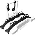 peruzzo kit porta biciclette a 2 binari per base modulare saturn (nero)