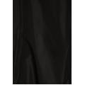 giacca invernale da uomo con esterno in nylon e cappuccio nero uomo large