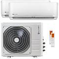 condizionatore essential 2 dual split 12000+24000 btu inverter a++ unità esterna 10 5 kw