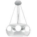 - lampada a sospensione 5 x 60w e27 cromo