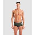 shorts da bagno uomo dark sage-white