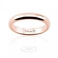 fede nuziale 5 grammi oro rosa classica fascia stretta