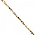 bracciale uomo in oro giallo e bianco 803321734692