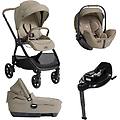 trio passeggino valora calmi r129 i-level pro e base encore sandstone sandstone