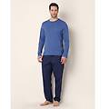 pigiama lungo uomo in cotone daily pajamas / denim / xxl denim