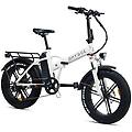 vester 2025 e-bike pieghevole fat tire 48v 14ah heron white