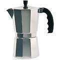 caffettiera moka kf 1400 alluminio 14 tazze manico ergonomico