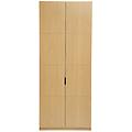 armadio con appendiabiti in finitura legno quercia l90 cm garence