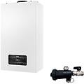 caldaia a condensazione residence hm 25 kis lownox 25 kw metano completa di kit fumi con defangatore