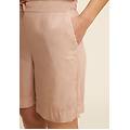 pantaloni corti bermuda in twill di lyocell mahogany rose direct dyed donna small