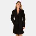 cappotto teddy da donna nero