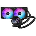 rog strix lc iii 240 argb dissipatore a liquido dual fan nero