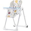 seggiolone pappa yummy regolabile pieghevole smontabile multicolore