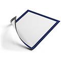 486907 duraframe cornice espositiva a fissaggio magnetico formato a4confezione da 5 pezzi blu