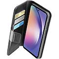 custodia a libro nera per samsung galaxy a55 5g con rfid nfc block