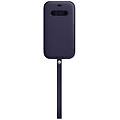 - with magsafe copertura protettiva pelle viola per iphone 12 pro max