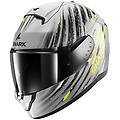 casco moto integrale ridill 2 assya silver antracite g taglia s