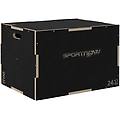 box jump pliometrico a 3 altezze antiscivolo 76-61-51cm nero