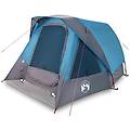 - tenda familiare cabina per 6 persone blu impermeabile