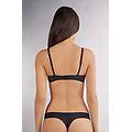 reggiseno balconcino carlotta plump bra in microfibra ultralight donna nero taglia 2d