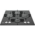 ftghg 641 d/ha(bk) piano cottura nero da incasso 60 cm gas 4 fornello(i)