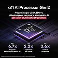 electronics smart tv oled 65" 4k base centrale oled65g56l