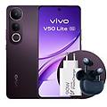 smartphone 6 77 v50 lite bundle 5g phantom black ( 256gb ram 8gb 6500mah )