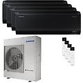 condizionatore windfree black quadri split 9000+12000+12000+12000 btu inverter a++ wifi unità