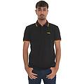 polo in cotone piquet paddy nero