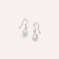 orecchini pendenti punto luce silver elegance argento rodiato cubic zirconia collezione silver