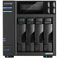 lockerstor 4 gen2 (as6704t) nas desktop collegamento ethernet lan nero n5105 (as6704t)