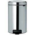 pattumiera new icon a pedale grigio inox 20 l