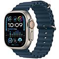 - watch ultra 2 gps + cellular cassa 49m in titanio con cinturino ocean blu