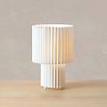 lampada da tavolo catis bianco 32 cm di altezza tessuto e27