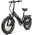 bicicletta elettrica pieghevole lotdm200-ii. batteria da 20 48v 13ah