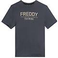freddy. t-shirt con logo centrale e dettaglio camouflage tshirt ritiro gratis
