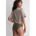slip in cotone senza cuciture donna verde taglia 4