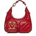 borsa mezza luna rosso