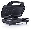 sandwichera sa-3060 900w piastra profonda in acciaio inox nera