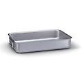professionale rostiera alta pesante in alluminio con maniglie snodabili in acciaio inox spessore 3