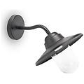 - luce da parete classica 26 w nero gwc-001-hb
