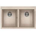 lgq35051 quadra 350 lavello granitek 2 vasche 79 cm avena