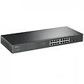 switch tl-sg1218mpe 16 porte gigabit poe+ 2 sfp rack 1u gestito qos vlan