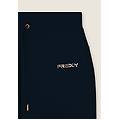pantaloni con fondo a costina e bande logate dark sapphire donna extra small