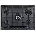 ynf 57 asv piano cottura nero da incasso 68 cm gas 5 fornello(i)