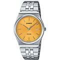 orologio mtp-b145d-9avef timeless argento e giallo