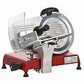 red line 250 rosso opaco affettatrice professionale con lama in acciaio da 250 mm