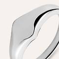 anello chevalier silver collection argento rodiato collezione silver collection misura 58 bianco