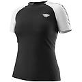 t-shirt ultra 3 s-tech manica corta nero bianco donna m-l
